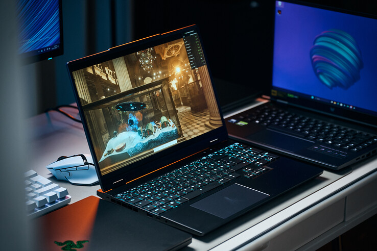 El XMG Fusion/Core 15 y el Razer Blade ofrecen GPU totalmente potentes, a pesar de su chasis compacto.