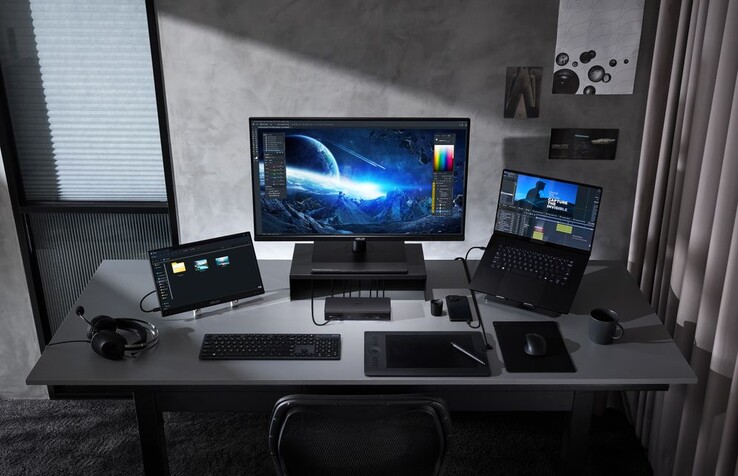 El Asus Master Thunderbolt 5 Dock puede soportar monitores duales 8K a 60 Hz. (Fuente de la imagen: Asus)