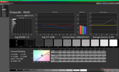 Escala de grises antes de la calibración (P3)