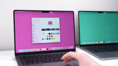 Un MacBook Pro con pantalla sustituida. (Fuente: Hugh Jeffreys vía YouTube)