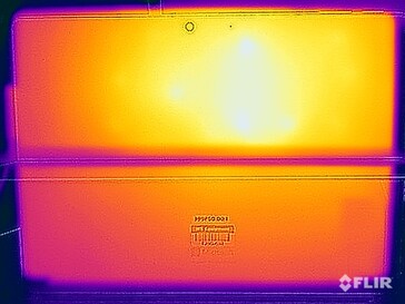 Temperaturas superficiales de las pruebas de resistencia (reverso)