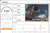 Fire Strike (modo de ahorro de energía en reposo, conectado a la red eléctrica)