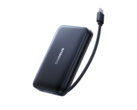 El banco de energía magnético Baseus PicoGo AM61 (en la imagen) con un cable USB-C retráctil. (Fuente de la imagen: Baseus)