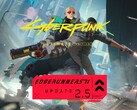Se muestra el banner de la actualización 2.5 de Cyberpunk 2077 Edgerunners 2