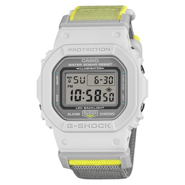 G-Shock DW-5600MNC-7A8 con bisel blanco