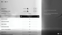 el modo 60 FPS está disponible, pero es mejor que tenga activado el raytracing (fuente de la imagen: Notebookcheck)