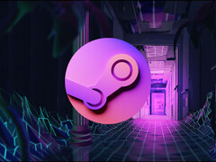 Muchos de los juegos gratuitos recién descubiertos tienen más de un 50% de valoraciones positivas. En la imagen: una captura de pantalla editada del juego Anesthesia con el logotipo de Steam en la parte superior.