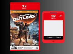 Tarjeta llave para el juego Star Wars Outlaws Switch 2 (Fuente de la imagen: Best Buy, Nintendo of America)