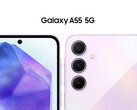 Se rumorea que el Galaxy A55 llegará en las impresionantes combinaciones de colores Iceblue, Lilac y Navy. (Fuente de la imagen: Android Headlines)