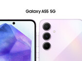 Se rumorea que el Galaxy A55 llegará en las impresionantes combinaciones de colores Iceblue, Lilac y Navy. (Fuente de la imagen: Android Headlines)