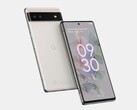 Renders filtrados del Pixel 6a. (Fuente: 91Mobiles X Onleaks)