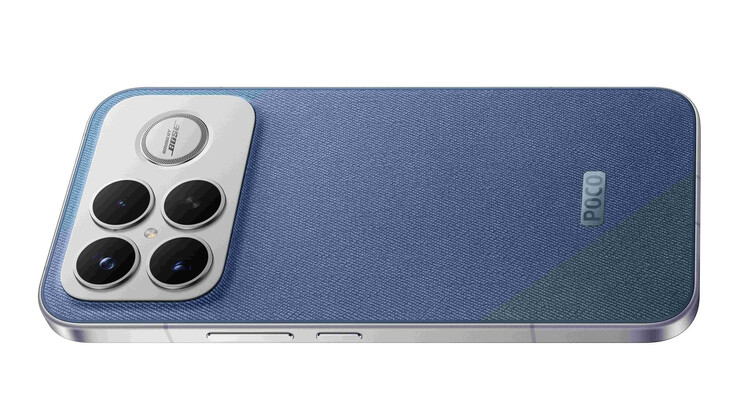 El Poco F8 Ultra en su acabado Blue Denim. (Fuente de la imagen: vía Sudhanshu Ambhore)