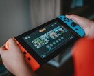 Una imagen de la consola Nintendo Switch en uso