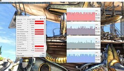 La información del sistema durante un punto de referencia de UNIGINE Heaven 4.0