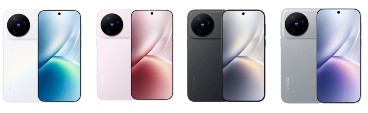Todas las opciones de color del Vivo X500.