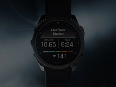 La página de inicio personalizada vinculada a la función Garmin LiveTrack (mostrada arriba en el Fenix 8 Pro) está disponible para más usuarios. (Fuente de la imagen: Garmin)