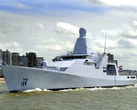 Una imagen del HNLMS Groningen, un OPV de la clase Holland
