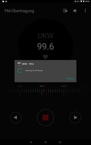La aplicación de radio FM preinstalada