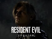 Leon Kennedy visto en una pancarta de Resident Evil Requiem