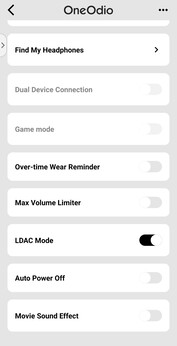 Un puñado de ajustes y funciones sólo están disponibles a través de la aplicación para smartphone. (Fuente de la imagen: Notebookcheck)