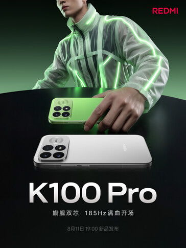 Características destacadas del Redmi K100 Pro.
