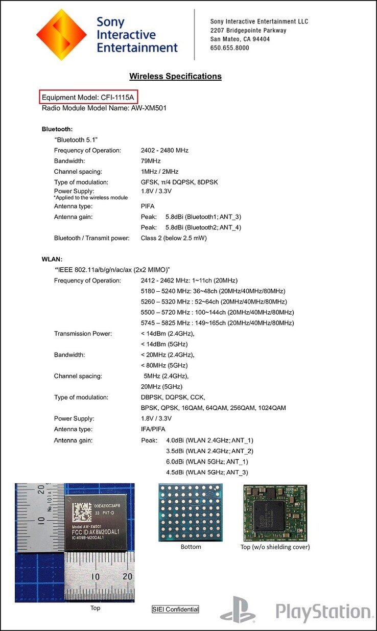 Número de modelo del equipo "CFI-1115A". (Fuente de la imagen: gob.pe)