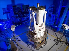 El observatorio espacial IXPE en una instalación de pruebas (Fuente de la imagen: Ball Aerospace; recortada)