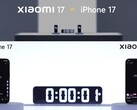 El Xiaomi 17 con 7.000mAh se enfrenta al iPhone 17 con 3.692mAh y a un power bank de 5.000mAh (Fuente de la imagen: Xiaomi)