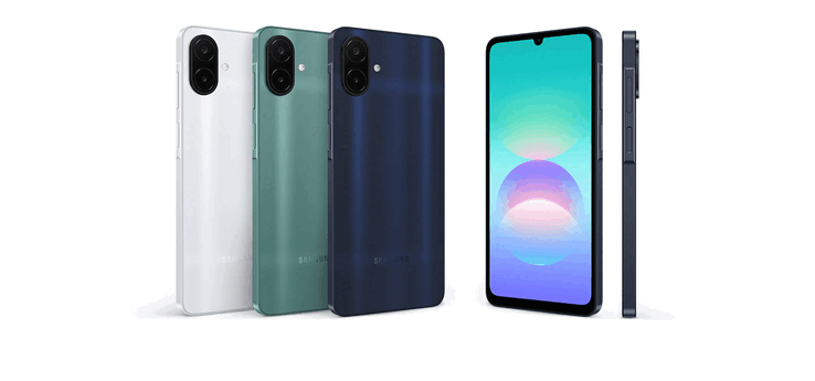 El Samsung Galaxy A08 en varios colores