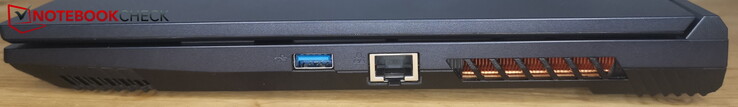 Derecha: USB-A, LAN