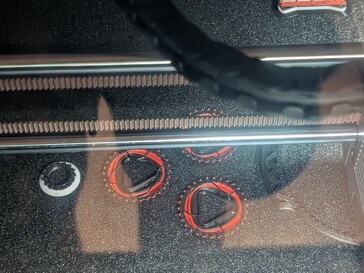 Gear fidget spinner mid-print.