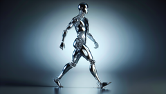 Este robot es líquido y puede deformarse, dividirse y fusionarse con otros robots líquidos. (Fuente de la imagen: DallE3)