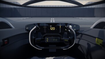 El interior del Polestar Synergy une al conductor con el coche (Fuente de la imagen: Polestar)