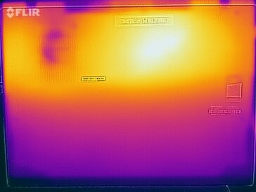 Prueba de esfuerzo de temperaturas superficiales (abajo)