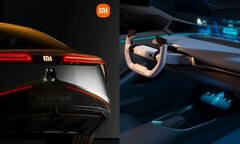 Algunos renders del &quot;Xiaomi Car&quot;. (Fuente: MyDrivers)