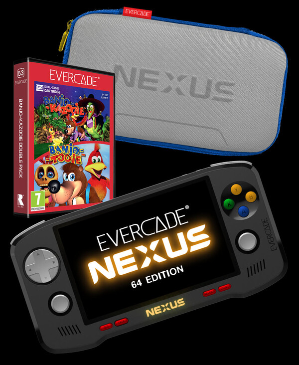 La Evercade Nexus 64 Edition costará más pero vendrá con accesorios.