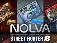 El mando Hori Street Fighter 6 Novla sustituye el joystick por botones. (Fuente de la imagen: Hori)