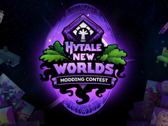 Un banner anunciando el concurso de modding de Nuevos Mundos de Hytale