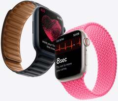 Aparentemente, apenas habrá cambios visuales entre el Apple Watch Series 7 y el Series 8. (Fuente de la imagen: Apple)