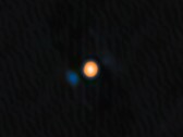 Una imagen de Beltegeuse y su estrella compañera, Siwarha (Fuente de la imagen: NASA, JPL y NOIRLab; recortada)