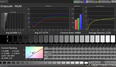 Escalas de grises CalMAN