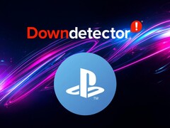 Símbolo de PlayStation Network mostrado debajo del logotipo de Down Detector