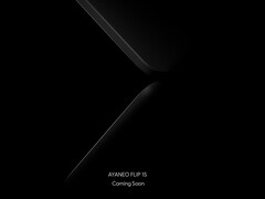 El Flip 1S parece que será el segundo lanzamiento del año de Ayaneo de un dispositivo portátil para juegos con Windows. (Fuente de la imagen: Ayaneo)