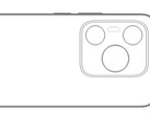 Un render del "Huawei P70". (Fuente: Digital Chat Station vía Weibo)