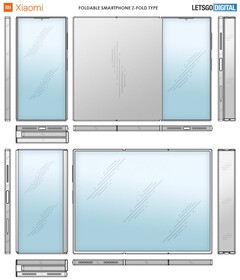 "Xiaomi Mi Z Fold". (Fuente de la imagen: LetsGoDigital)