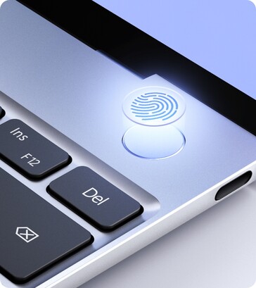 El MateBook X 2021 tiene un escáner de huellas dactilares integrado. (Fuente de la imagen: Huawei)
