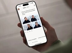 Un usuario interactuando con Grok AI a través de un smartphone (Fuente de la imagen: Bryan M Wolfe/Digital Trends)