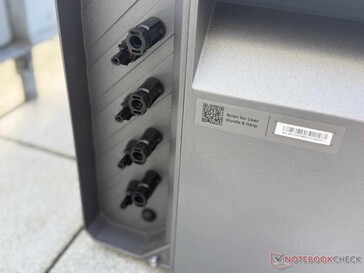 Las cuatro entradas fotovoltaicas