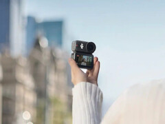 El Osmo Nano admitirá un módulo de pantalla desmontable magnéticamente como el Action 2 anterior. (Fuente de la imagen: vía DroneXL)