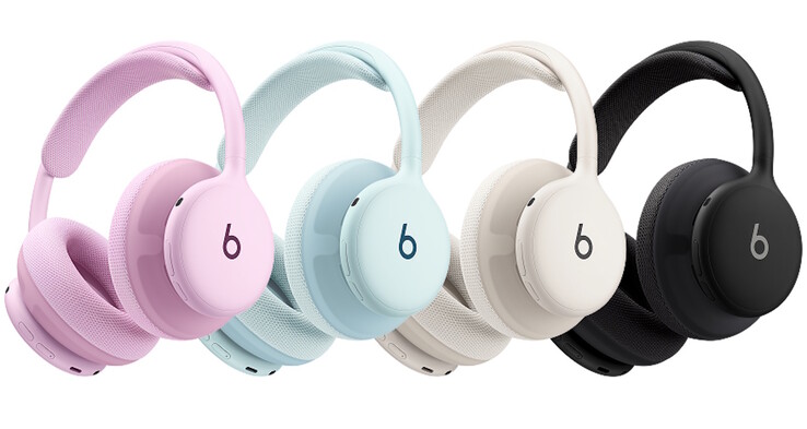 Los auriculares insignia Beats 360 con Dolby Atmos están disponibles en rosa, azul cielo, gris nube y negro.
